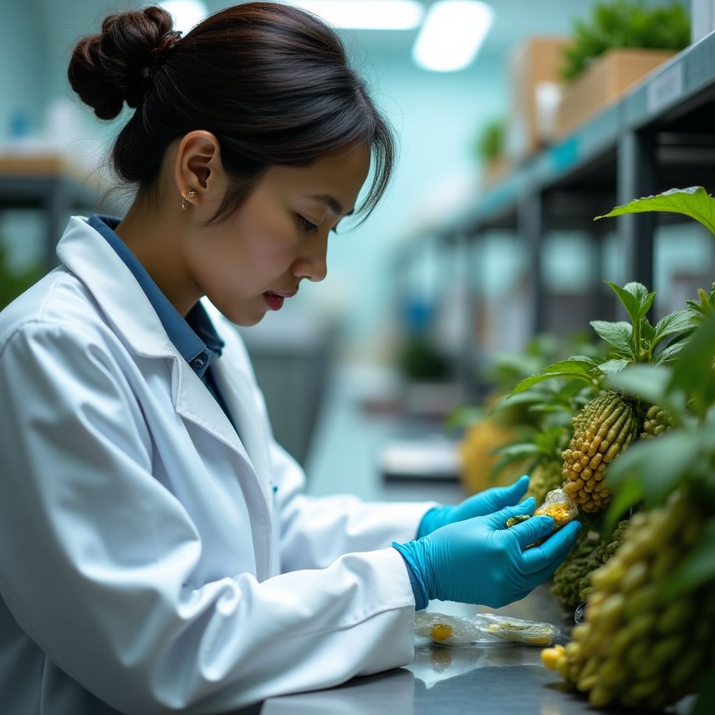 Laboratorio de mejoramiento genético de cacao